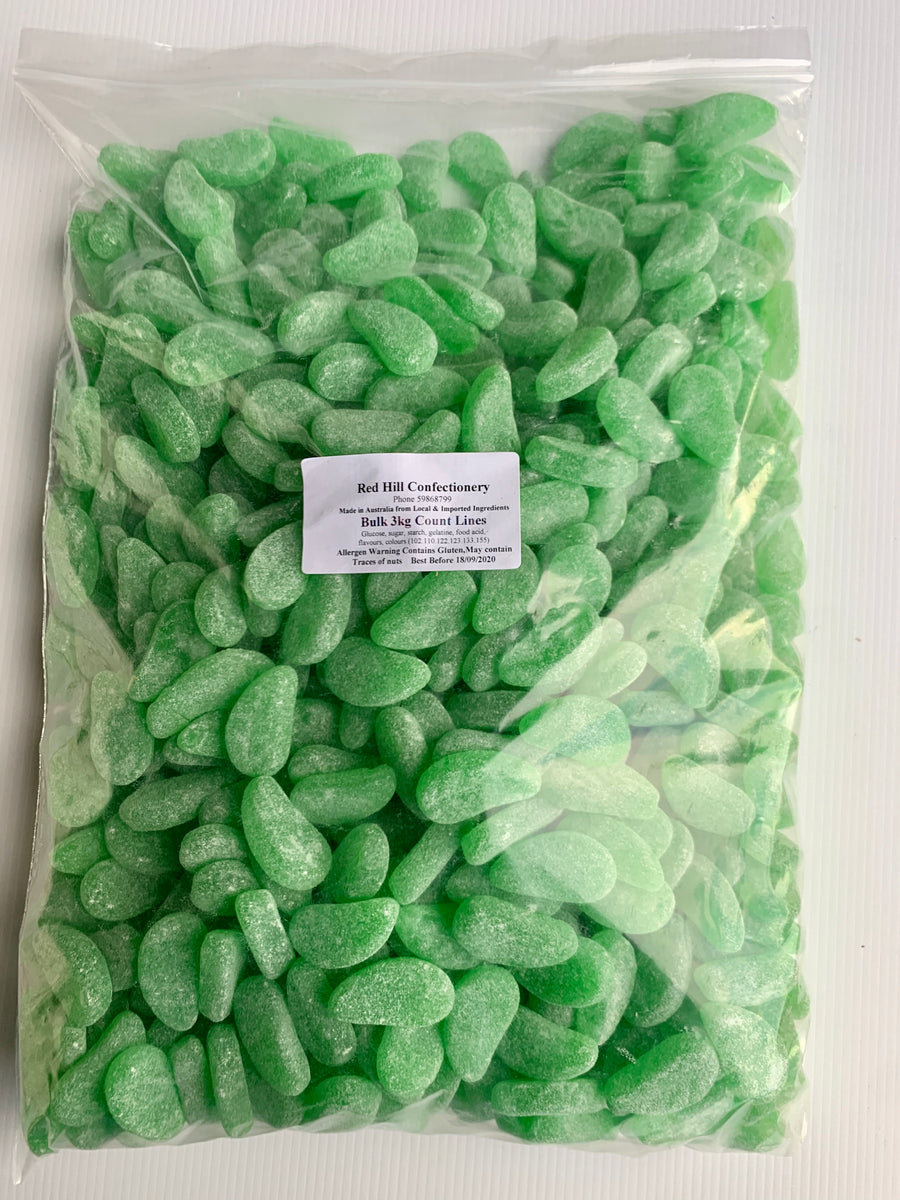 3KG Bag Lollies SPEARMINT LEAVES Southern Buying Home Delivery