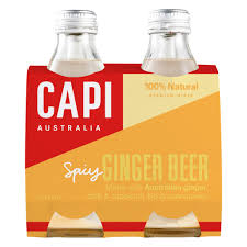 CAPI Glass 250ml GINGER BEER 4PACK