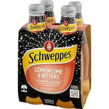 Schweppes 300ml 4 pack LEMON LIME AND BITTERS