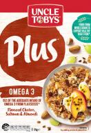 Uncle Tobys PLUS OMEGA 3  775g Breakfast Cereal