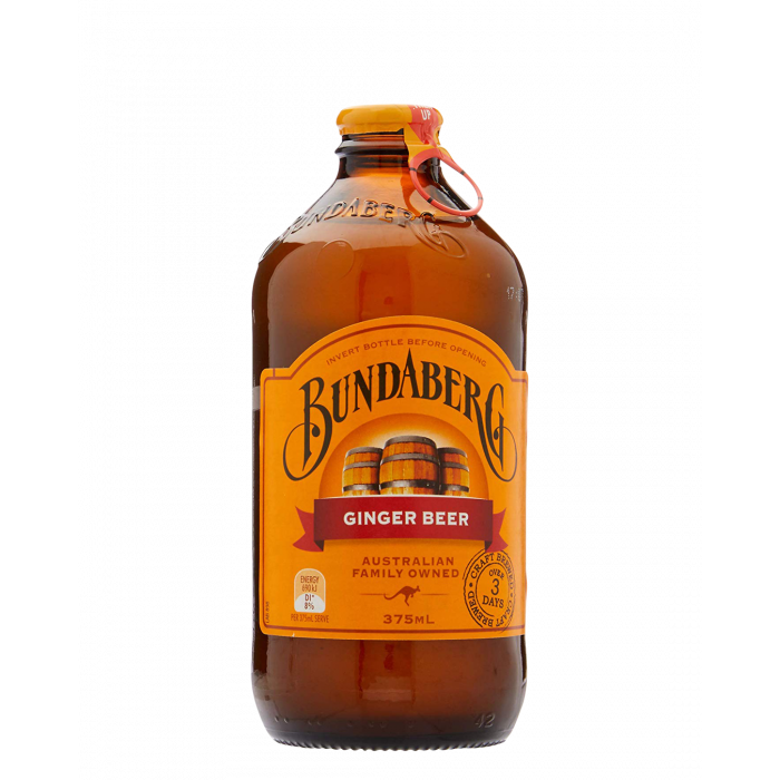 Bundaberg GINGER BEER 24 X 375ml Glass Bottles