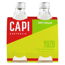 CAPI Glass 250ml YUZU 4 Pack