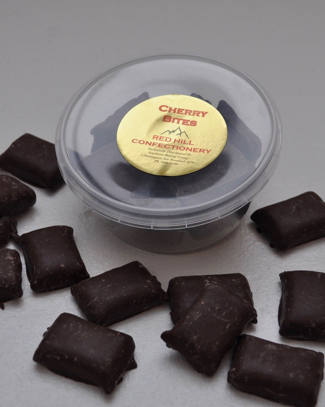 Red Hill Confectionery - Chocolate Cherry Bites 200g Tub