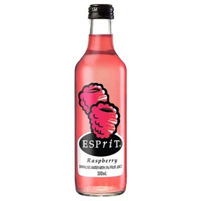 Espirit Sparkling Water Raspberry 300ml with 5% Fruit Juice