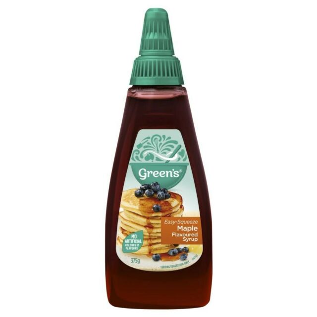 Greens MAPLE Flavoured Syrup 375gram