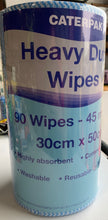 Load image into Gallery viewer, Caterpak HEAVY DUTY WIPES with ANTI BACTERIAL PROPERTIES - Chux Roll
