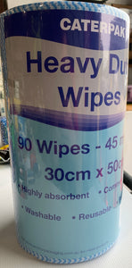 Caterpak HEAVY DUTY WIPES with ANTI BACTERIAL PROPERTIES - Chux Roll