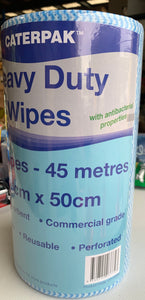 Caterpak HEAVY DUTY WIPES with ANTI BACTERIAL PROPERTIES - Chux Roll