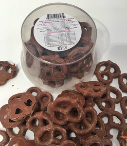 Red Hill Confectionery - Chocolate Coated Pretzels 130g Tub