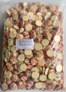 3KG Bag WHITE Chocolate FRECKLES/JEWELS