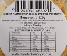 Load image into Gallery viewer, Red Hill Confectionery - Traditional Honeycomb 120g Tub
