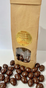 Red Hill Confectionery - Dark Chocolate Coated Almonds 275g Bag