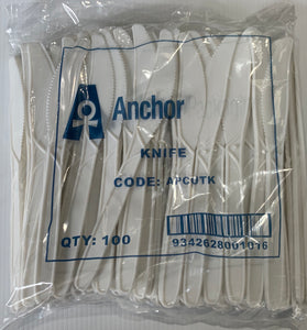 Anchor Packaging Plastic Cutlery - KNIVES 100’s