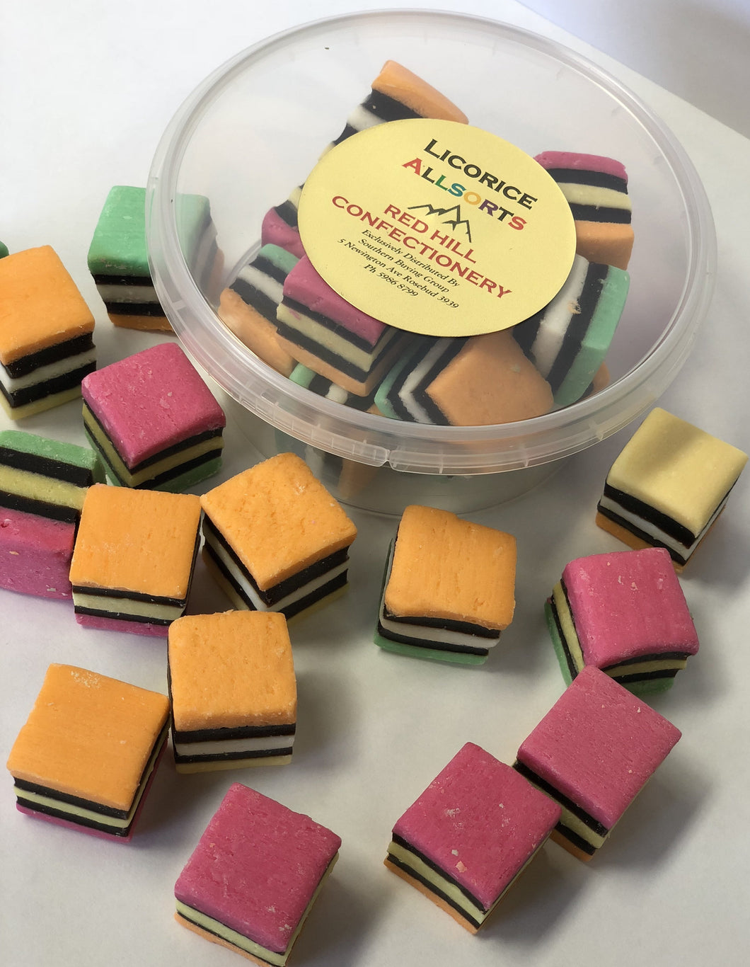 Red Hill Confectionery - Licorice Allsorts 200g Tub
