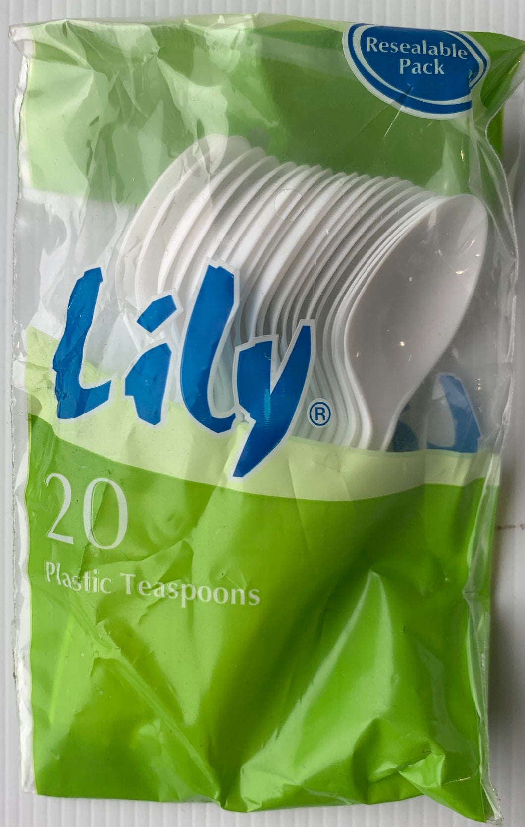 Lily Plastic Cutlery - TEASPOONS 20’s