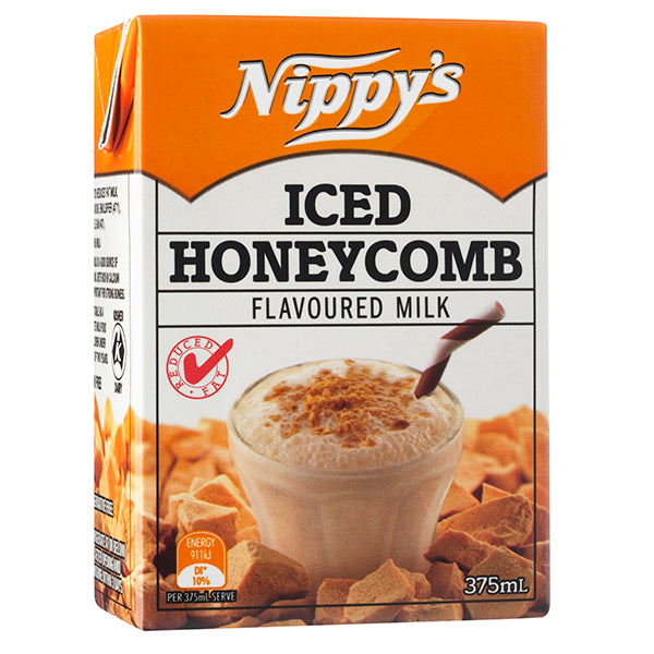 Nippy's ICED HONEYCOMB Long Life Flavoured Milk 24 x 375ml Case