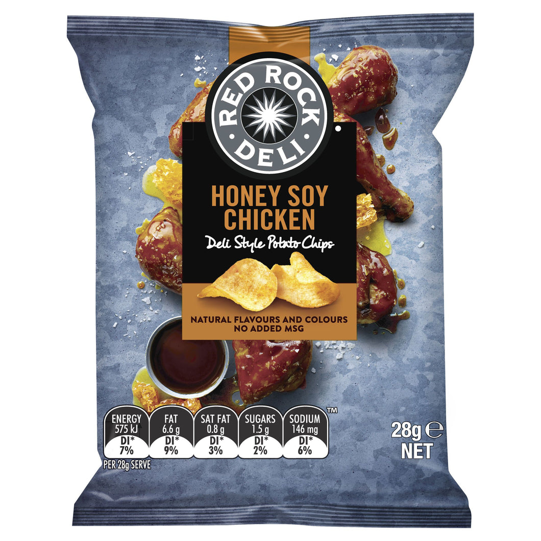 Red Rock Deli HONEY SOY CHICKEN Chips 28g