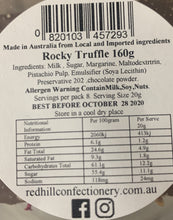 Load image into Gallery viewer, Red Hill Confectionery - Rocky Road Peanut Cream 160g Tub

