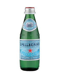 San Pellegrino SPARKLING NATURAL MINERAL WATER 24 x 250ml Glass Bottles