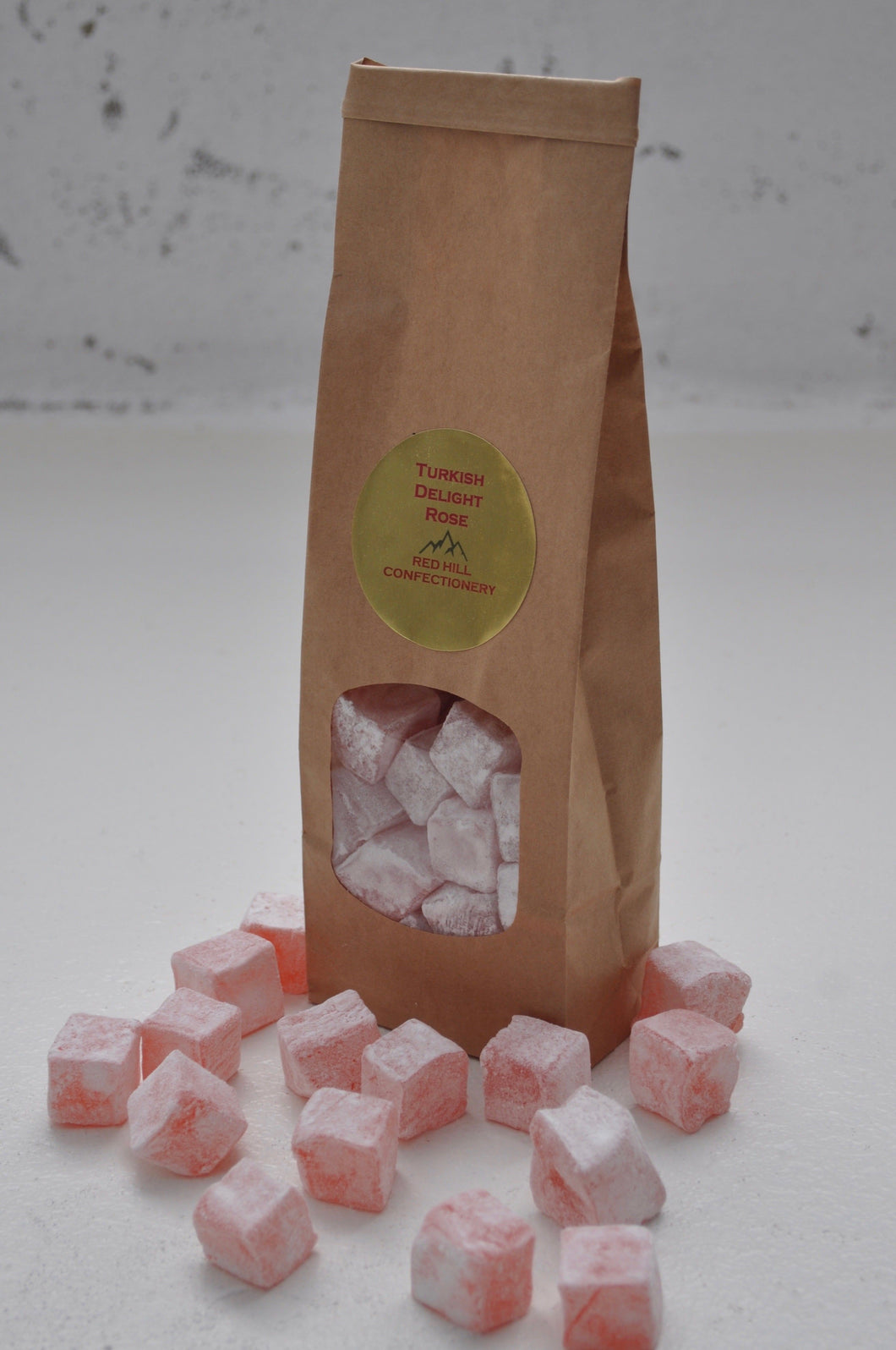 Red Hill Confectionery - Rose Turkish Delight 400g Bag