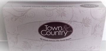 Town & Country TISSUES 2Ply 100 Sheets