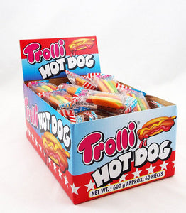 TROLLI Candy MINI HOT DOG 9gm Box of 60