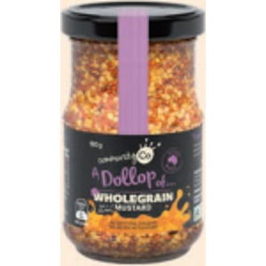 COMMUNITY CO WHOLEGRAIN MUSTARD 190g